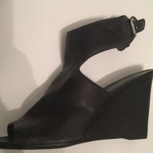Franco Sarto Black Wedges